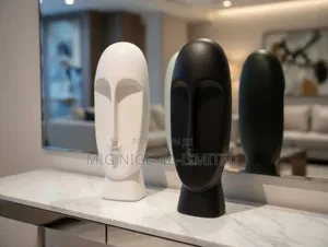 Ornaments Figurines Shelves Status Decoration Black and White