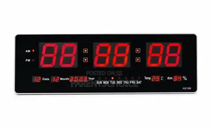 Led Digital Time With Temperature Humidity Display 1pc- Small / Big