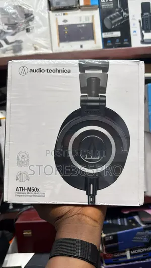 Original Audio Technica Professional Wired Studio Monitor Headphone