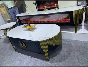 Luxurious Tv Console With Center Table