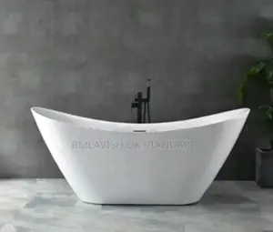 White Acrylic Bathtub