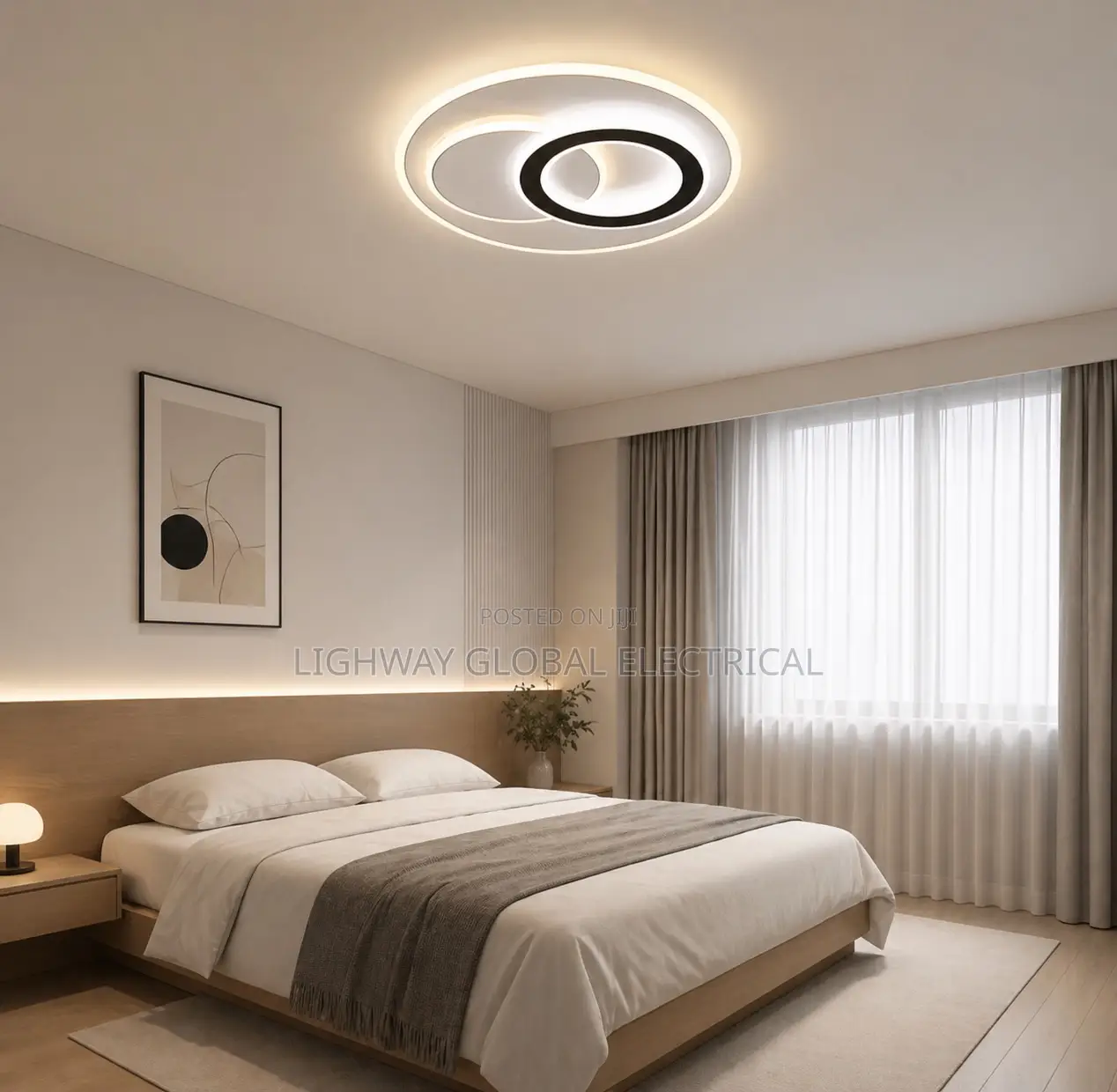Led Simple Flosh Chandelier