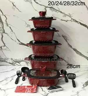 17 PCS Non-Stick Granite Set