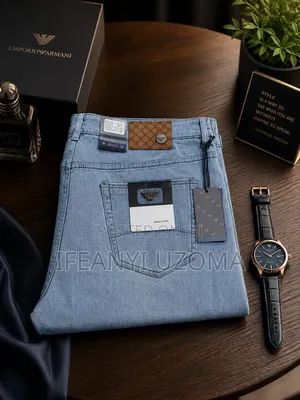 Classic Designer Men Jeans Trousers