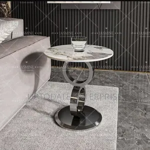 Simple Marble Design Side Stool