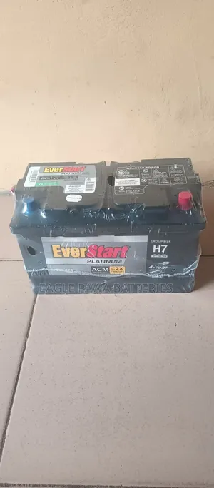 H7 Everstart Agm Battery 80ah 850cca