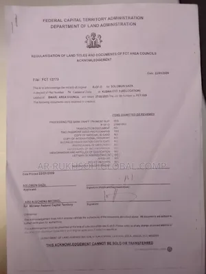 1000m2 Residential Land Kubwa Arab Road Price: 30million Naira