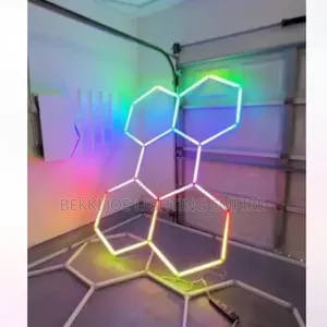 Modern Led Hexagon Tube Multiple Color
