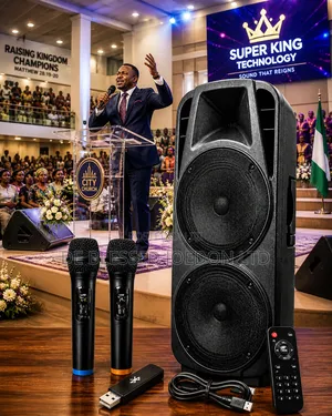 Audioking Public Address System Double 15 in Loudspeaker