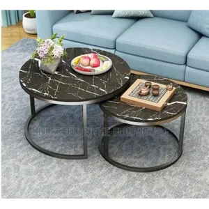 High Quality Exotic Faux (Mdf Wood) 2 in 1 Nested Center Table