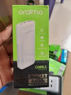 Brand New Oraimo 4,400mah Pocket-Size Powerbank - Ultra Portable