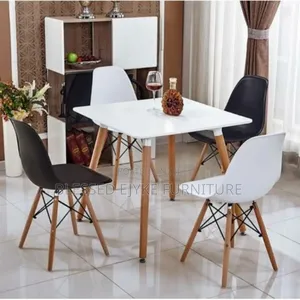 Beechwood Restaurant Dining Table + 4 Dining Chairs
