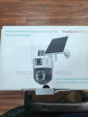 4g V380 Dual Lens PTZ Solar Camera