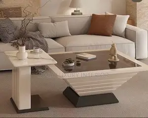 Premium Tiered Glass Top Centre Table Set