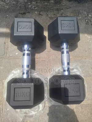 Hexagon Dumbbells Set 10kg + 10kg = 20kg