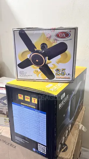 Ox Ceiling Fan 25 Inches [G-113] Energy Saving High Speed Ceiling Fan