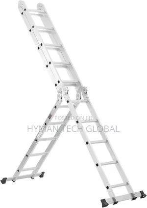 Multipurpose Aluminum Folding Ladder 20 Steps, 5.6m, 5x4