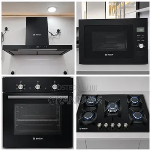 Bosch Built-in Kitchen Set With Oven, Hob, Hood Microwave