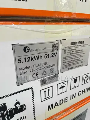 Solar Lithium Ion Battery 5.12kwh