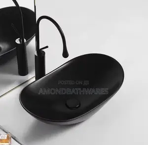 Matt Black Countertop Sleek Basin