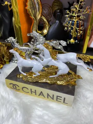 Luxury Horse Figurine Decor on Chanel
Book Base