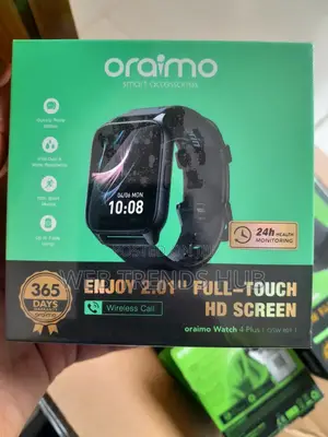 Brand New Oraimo Watch 4 Plus (Osw-801) – 2.01" Hd Screen