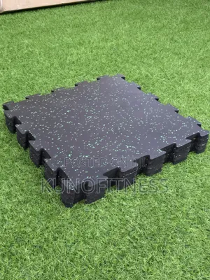 Rubber Gym Mat 20mm Interlocking Heavy Duty – 4pcs | Lagos