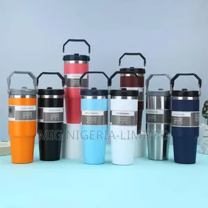 Stanley Tumbler With Handle And Straw Lid Stainless Steel