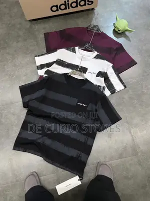 New High Quality Stock Stripe T-Shirt