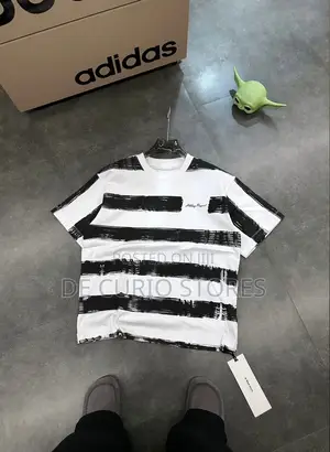 New High Quality Stock Stripe T-Shirt