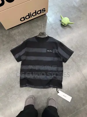 New High Quality Stock Stripe T-Shirt