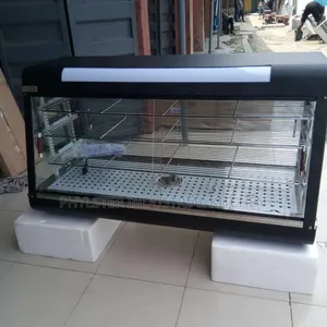 3ft Black Snacks Display Warmer