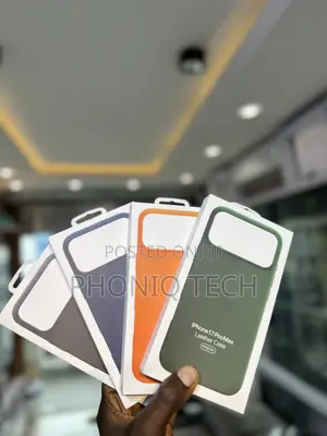 iPhone 17 Pro Max Leather Cases
