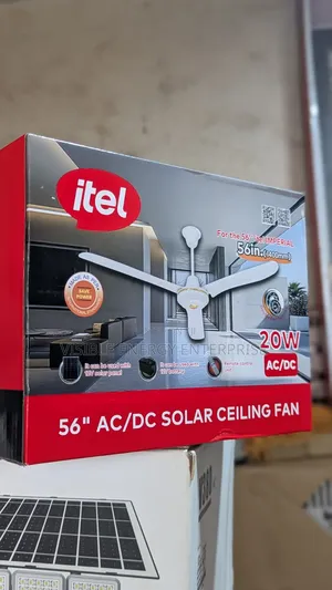 Itel 56-Inch Imperial Ac/Dc Solar Ceiling Fan.