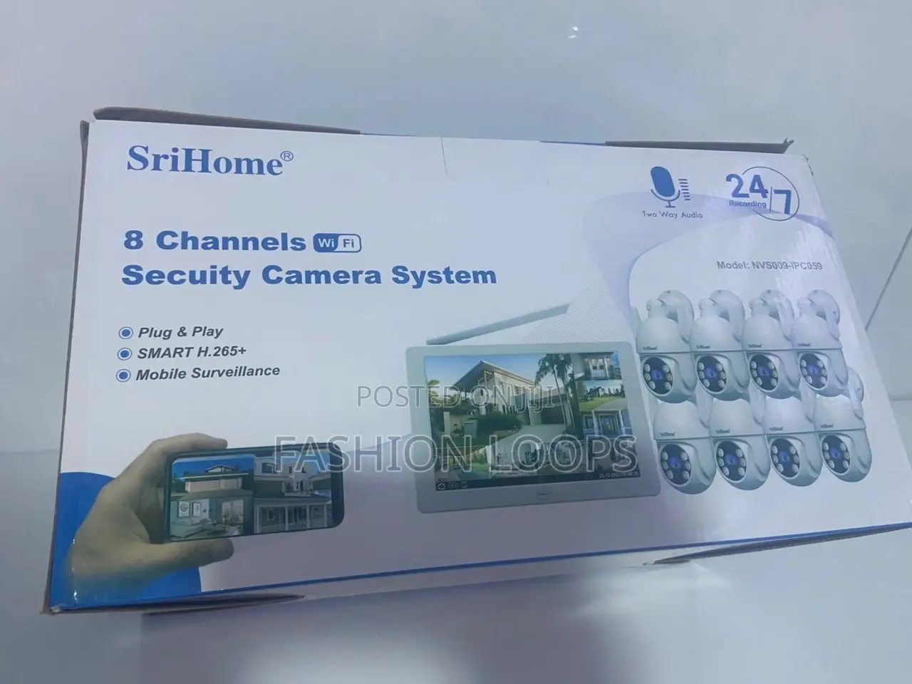 Security Camera. Wifi. 8 Channel