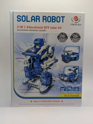 3-in-1 Solar Robot Kids Educational Toy Ages 10+
