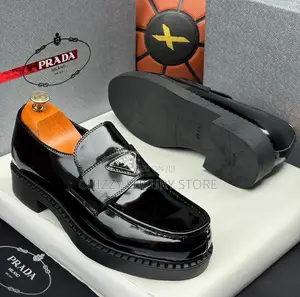 Prada Quality Luxury Men Genuine Leather Shoe