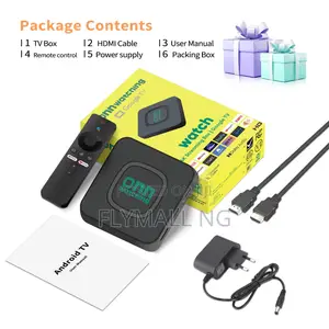 Onn Wifi Google Android Tv Box Streaming Box