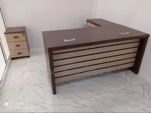 Premium Imported Luxury L-Shaped Executive Office Desk
