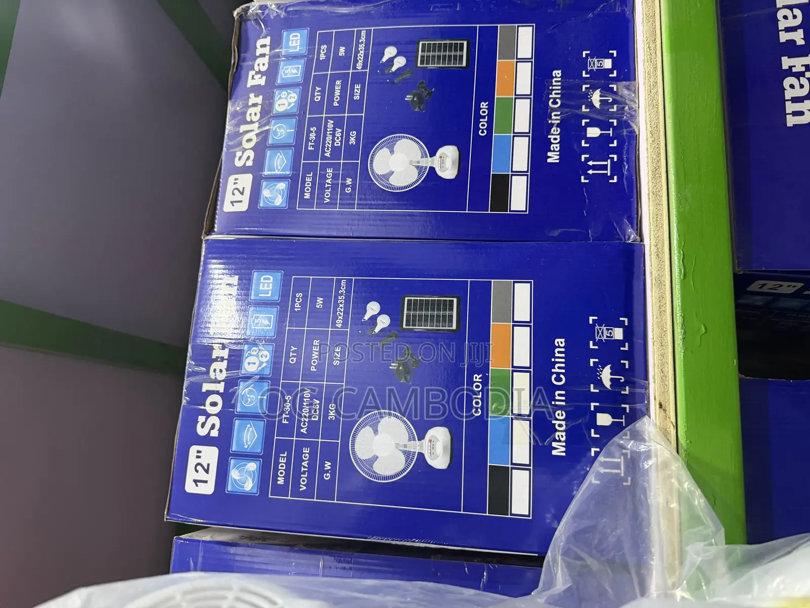 Table Solar Fan
