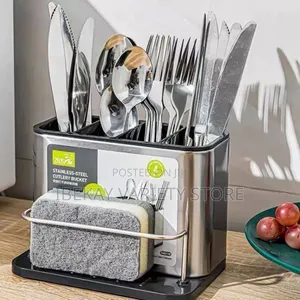 Stainless Steel Cutlery Bucket