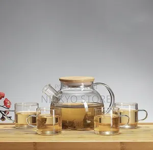 Premium Heat-Resistant Glass Tea Set – Teapot Cups