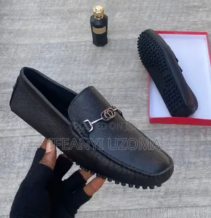 Black Color Classic Loafers Divers Shoe