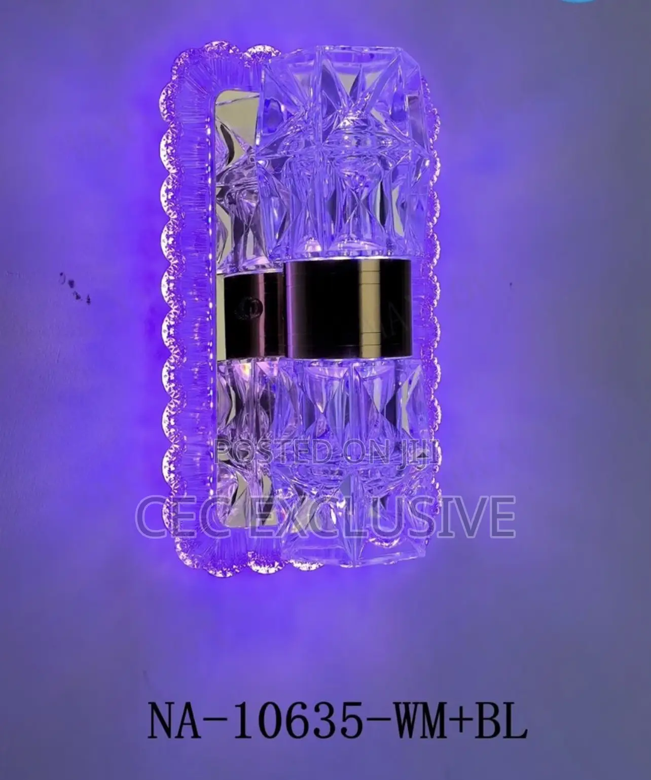 Led Crystal Clear Wall Light
