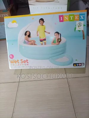 Intex Swim Center Canopy Lounge Pool 57195np (Inflated