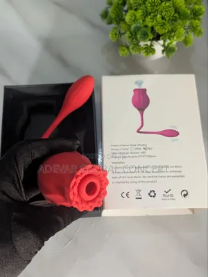 2in1 Fun Rose Wind Flower Women Sucking Vibrator Jumping Egg Shaker