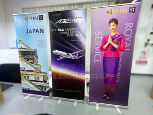 3x7ft Rollup Banner Standprinting for Reception(Stand Print)-Slim Base