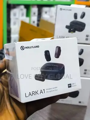 Hollyland Lark A1 Microphone Duo 54h Battery Life - iPhone Android Anc