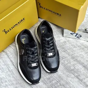Original Billionaire Lace Up Leather Sneakers