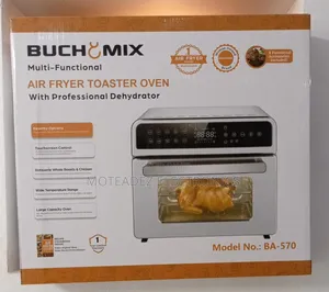 Buchymix 22l (8in1) Stainless Steel Air Fryer/Oven/ Toaster/Dehydrator